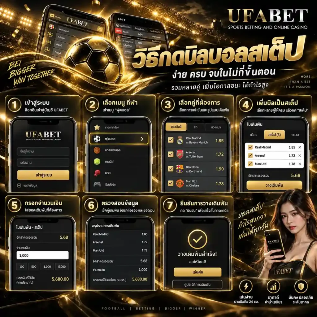 แทงบอลสเต็ป UFABET